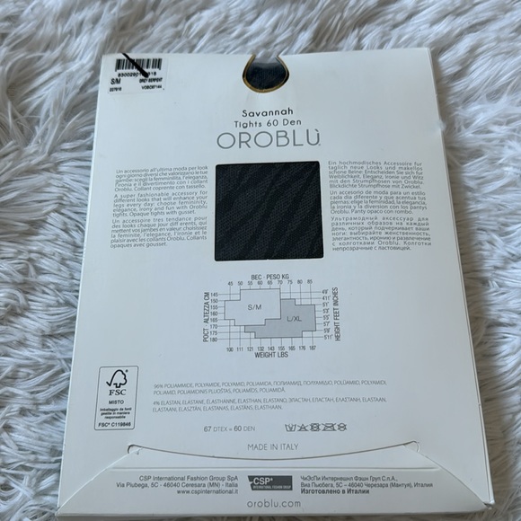 Oroblu Savannah Pattern Opaque Tights - Picture 7 of 8